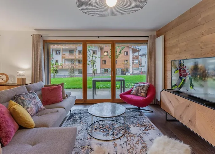 Moderne 3 à Avec Garage - Fr-1-569-131 * Megève